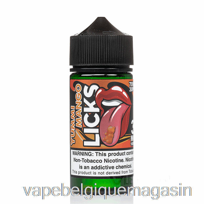 Vape Jetable Yummi Mangue - Licks Roll Upz - 100ml 0mg